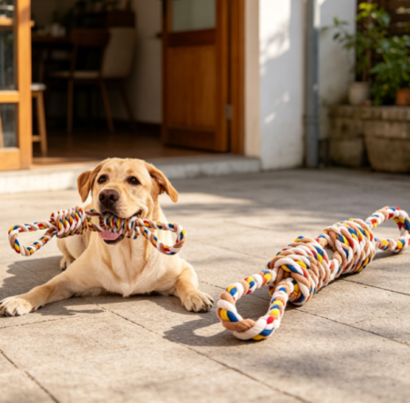 Cotton Rope Chew Toy for Medium & Large Dogs