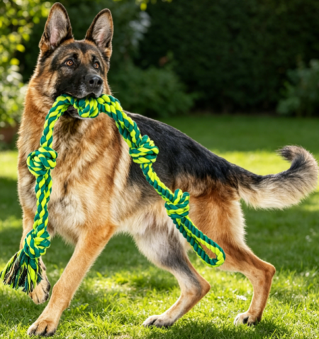XL Cotton Rope Tug Toy, Durable Chew Toy for Large Dogs