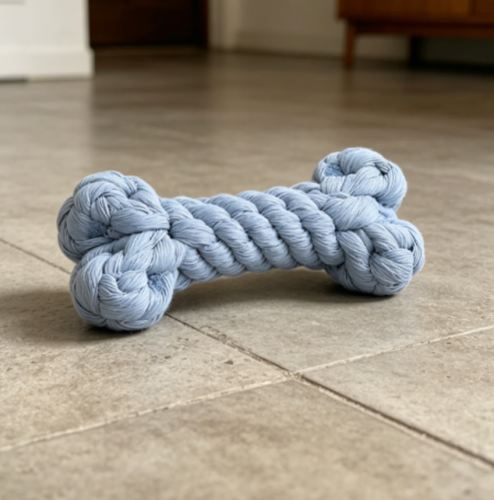 Dog Rope Toy Set with Bone Shape Chew Toy